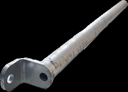 Endverlängerung für 1½"-Rohr, Länge: 75 cm. 