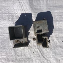 Gebrauchte Hebebeschläge 70 x 70 Schale für Fanggitter 1½