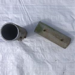 Gebrauchte Rohrverbinder außen 2