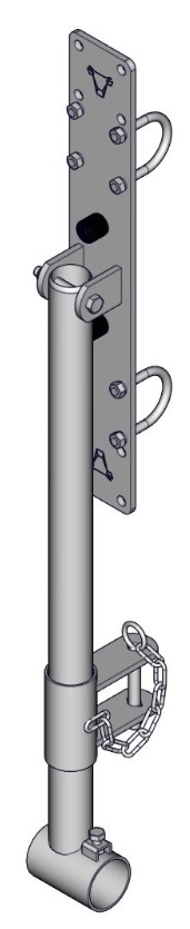 Beschlag Rohr/Gitter