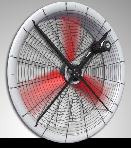 Stallventilator „Basket“, stromsparende Ausführung 