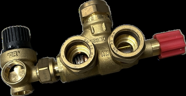 Mischventil für Ø 15 mm.