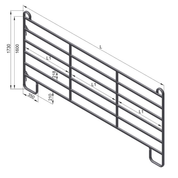 Weidezaun Gitter