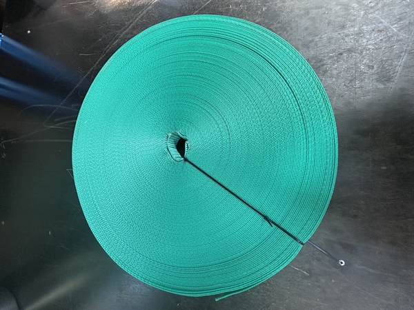 Nackenband, 50 mm, grün. Rolle à 100 m. 