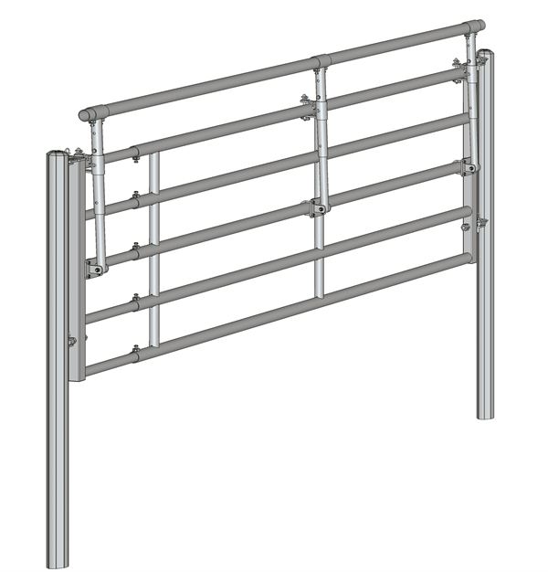 Beschlag Rohr/Gitter