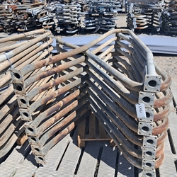 30 Stück gebr. 2" Liegeboxenbügel Länge: 2,05 m Cc: 0,99 m S482
