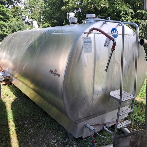 1 Stk. gebrauchter „Røka“-Kühltank 8000 l, 470x190x230 cm, Tank 10