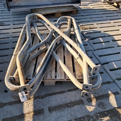 7 Stück gebr. 2" Liegeboxenbügel Länge: 1,90 m Cc: 0,82 m S446