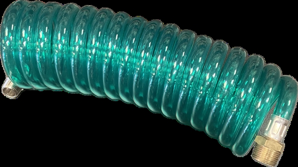 Spiralschlauch für Stiefelwaschanlage, 16 mm.